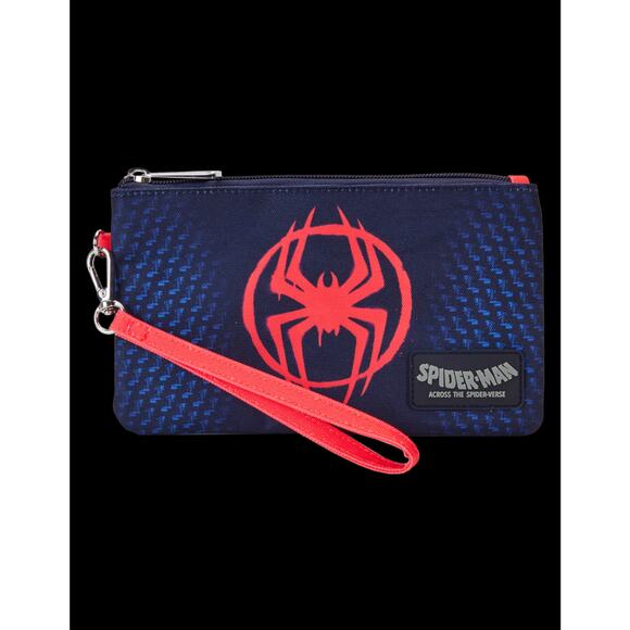 NWT Loungefly Marvel Spider-Verse Miles Morales Suit
Nylon Zipper Pouch Wristlet - Picture 2 of 2